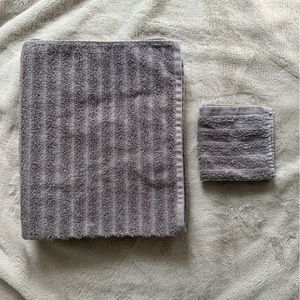 Bath Towel and Wash Rag Set